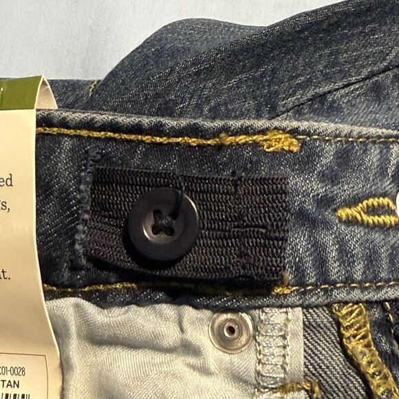 Cat & Jack Girls Stretch Ankle Straight High Rise Adjustable Waist Jeans Size 12 - Picture 14 of 15